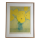 Signed and justified lithograph by pierre boncompain, untitled (tulips baroques), 1982