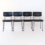 1231 tubular chairs by ontwerpbureau gispen for gispen, c. 1960s | set of 4