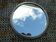 Round mirror plateau Art Deco period with aluminium surround.