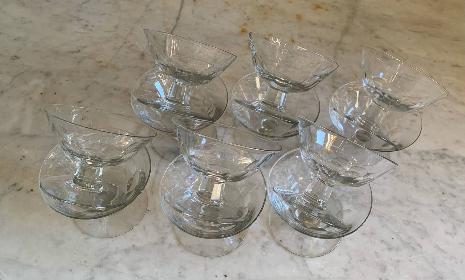 12 champagne glasses