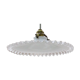 Suspension with serrated opaline lampshade