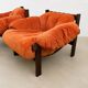 Mid-century Brasil style ‘Balassa’ lounge chairs, 1978