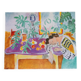 Grande Affiche dormeuse Matisse 1999 france