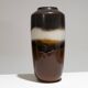 Tall glazed pottery vase, west germany, 1960s