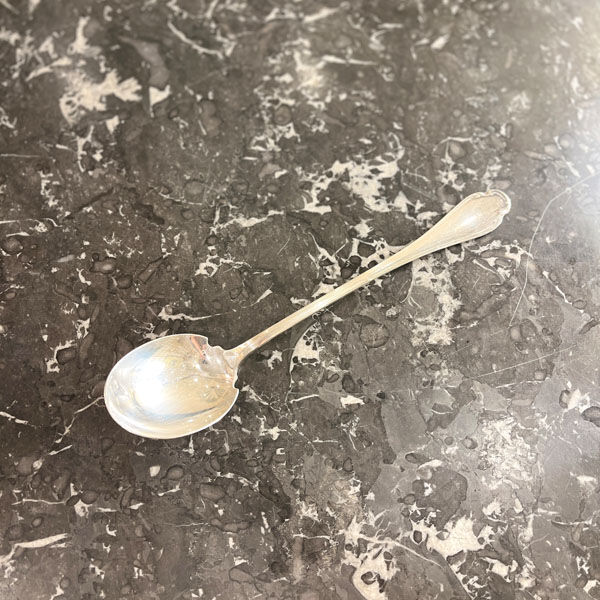 Salad cutlery, Alfénide, Christofle, Pompadour model