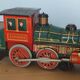 Vintage metal collector's locomotive.