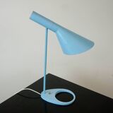 Blue AJ Table Lamp by Arne Jacobsen for Louis Poulsen Denmark