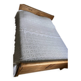 Handmade crocheted cotton bedspread