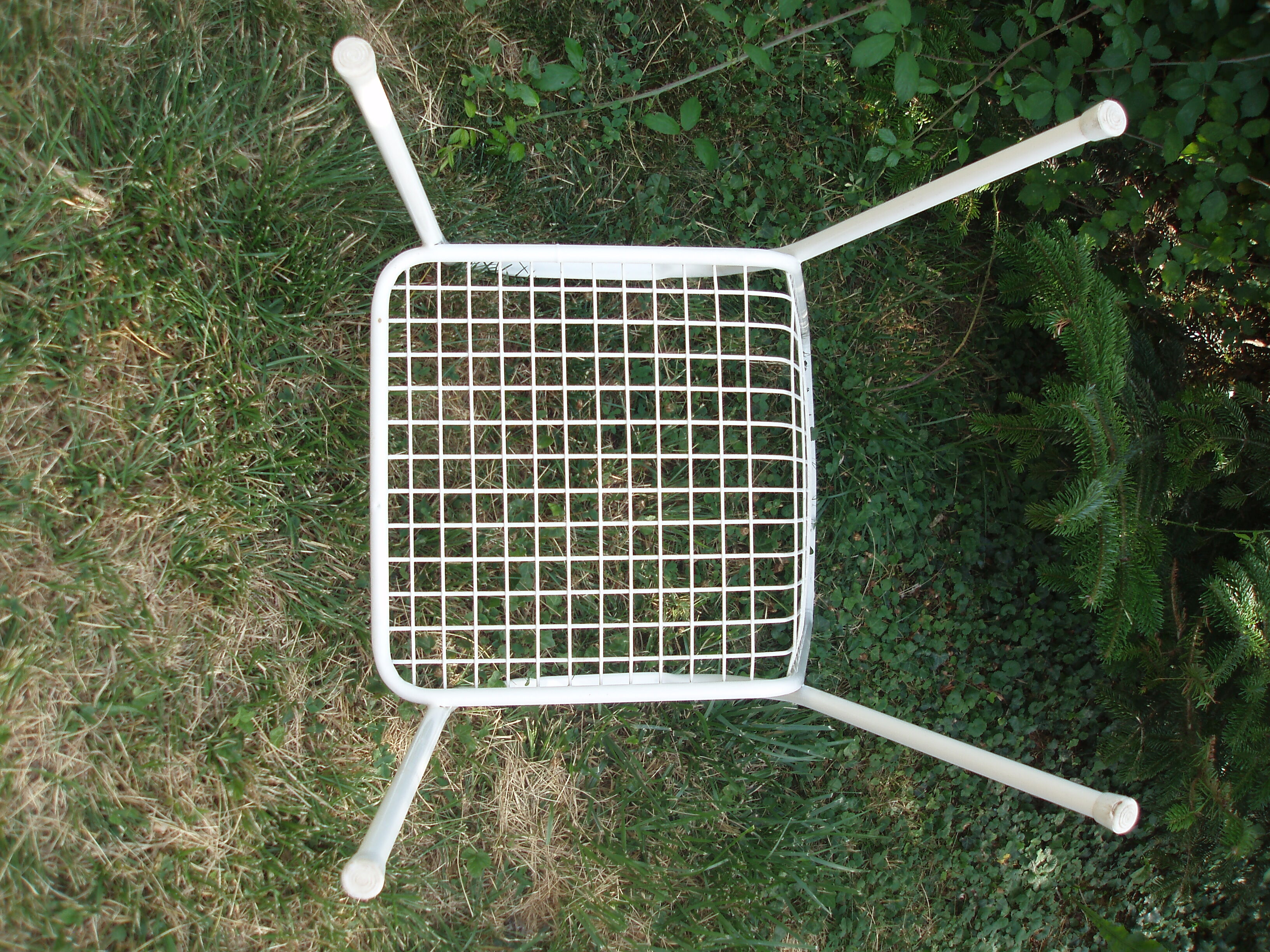 Three emu armchairs model italian vintage iron and rilsan