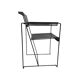 Style Pilastro - Postmoderne - (2) chaises - acier perforé - design néerlandais
