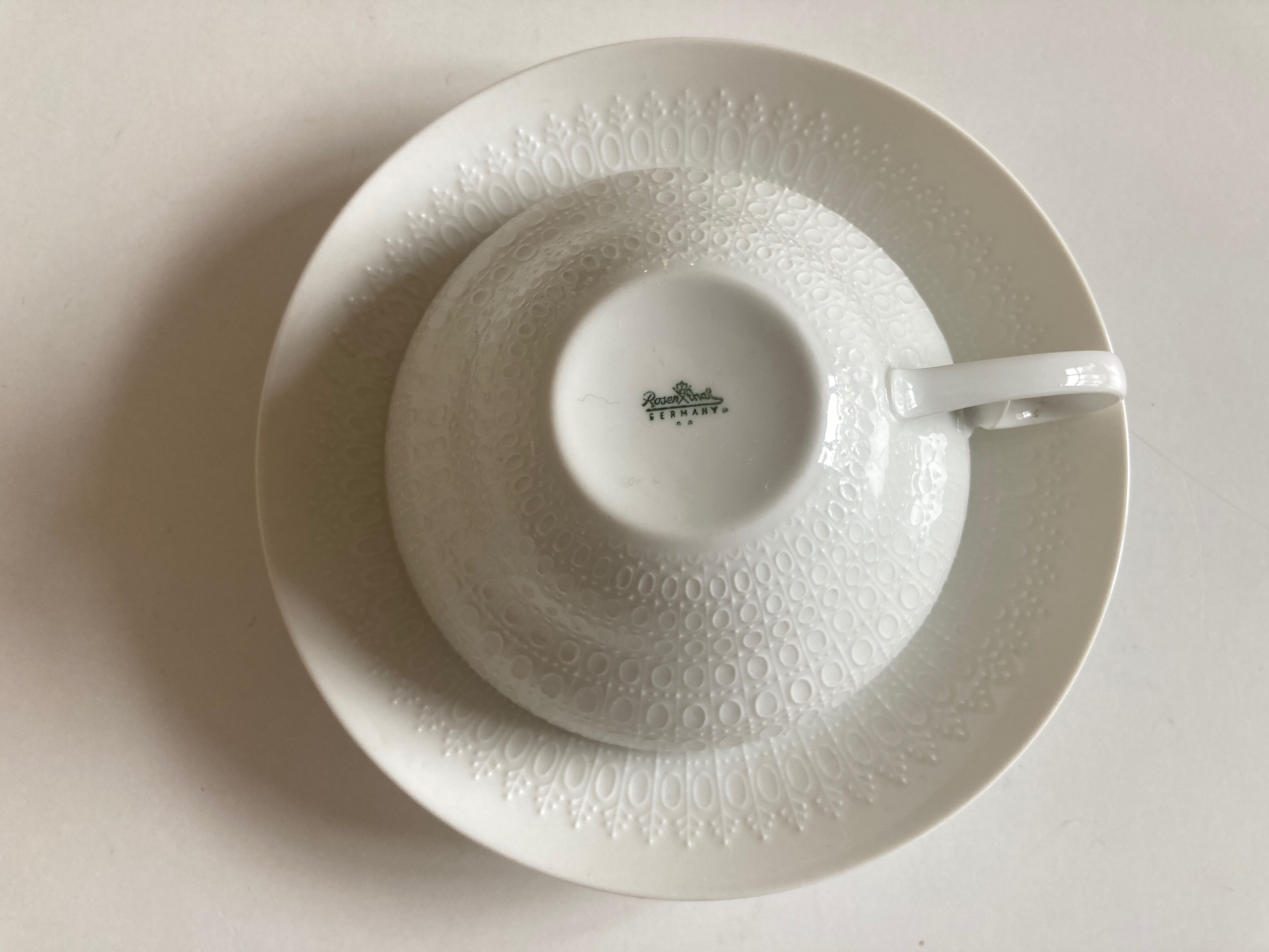 Set of 8 lunches Romance Bjorn Wiinblad for Rosenthal Denmark 1959