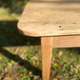 Table basse de ferme en chêne massif