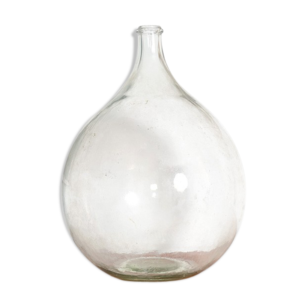 Dame jeanne transparente 30L 1960 Selency