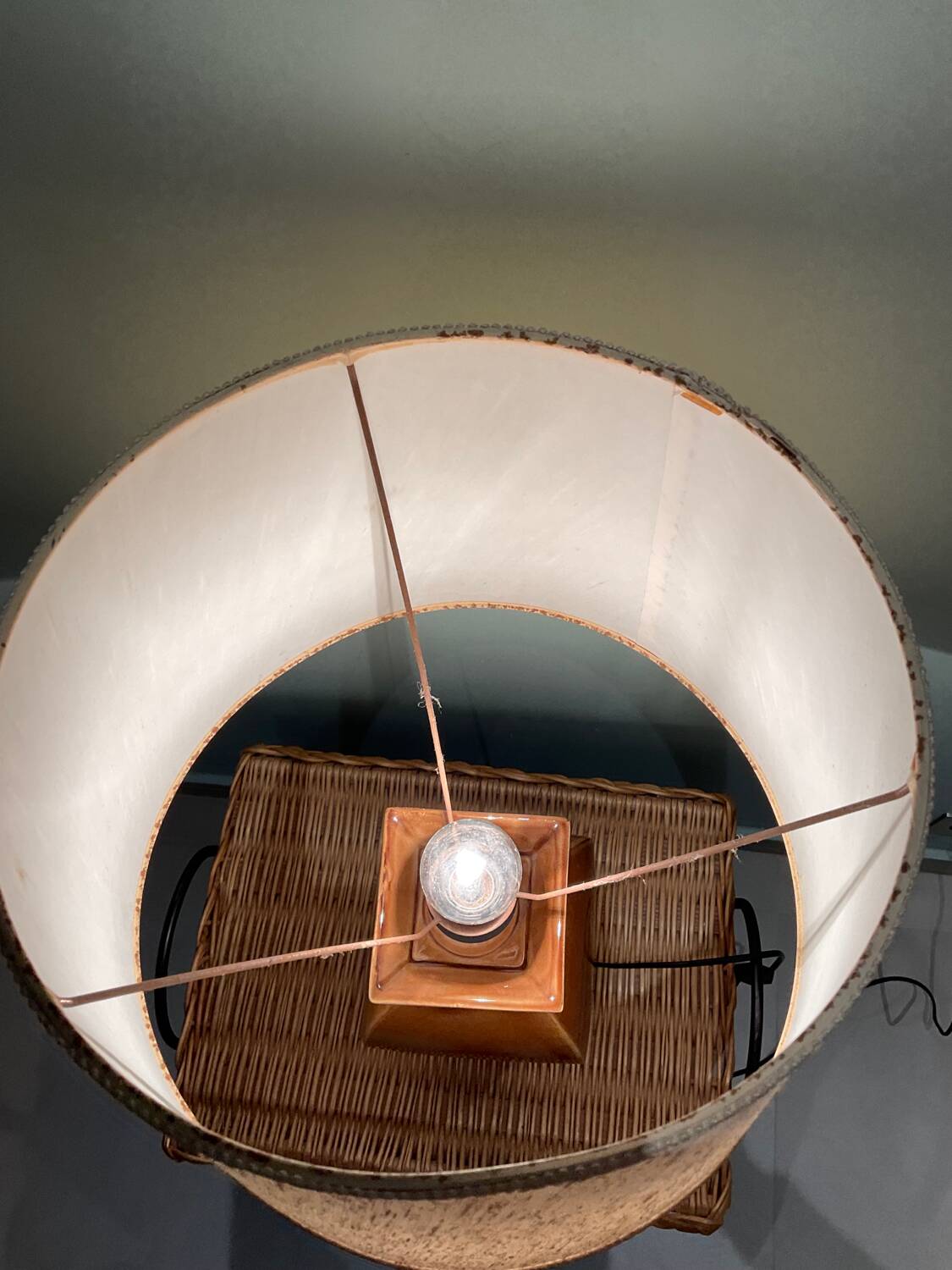 Charolles Earthenware Lamp, 1970s