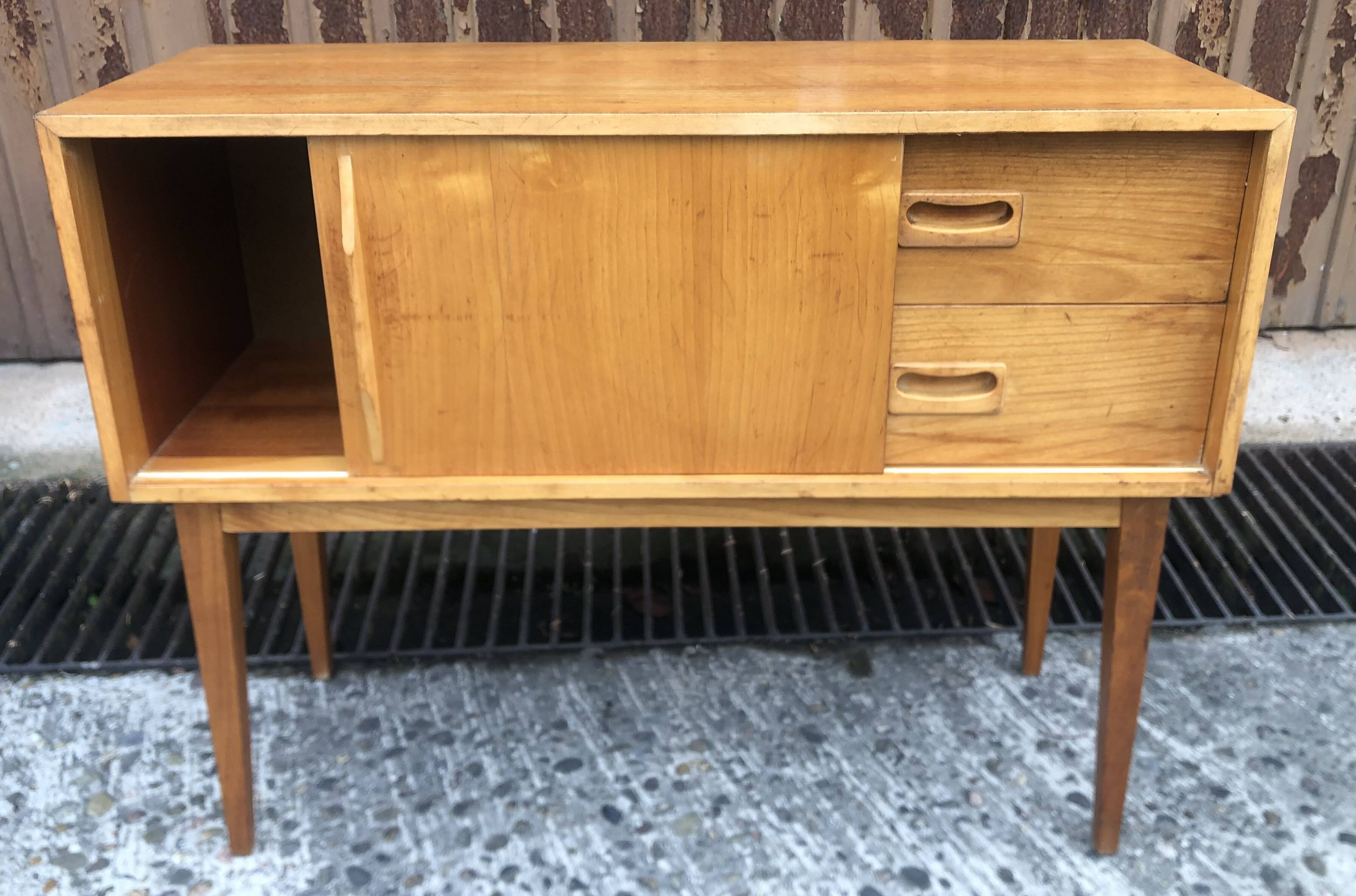Sideboard Storage Scandinavian blond wood from the 60s