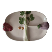 Plat de service barbotine