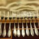 12 silver-plated metal forks by Félix Frères
