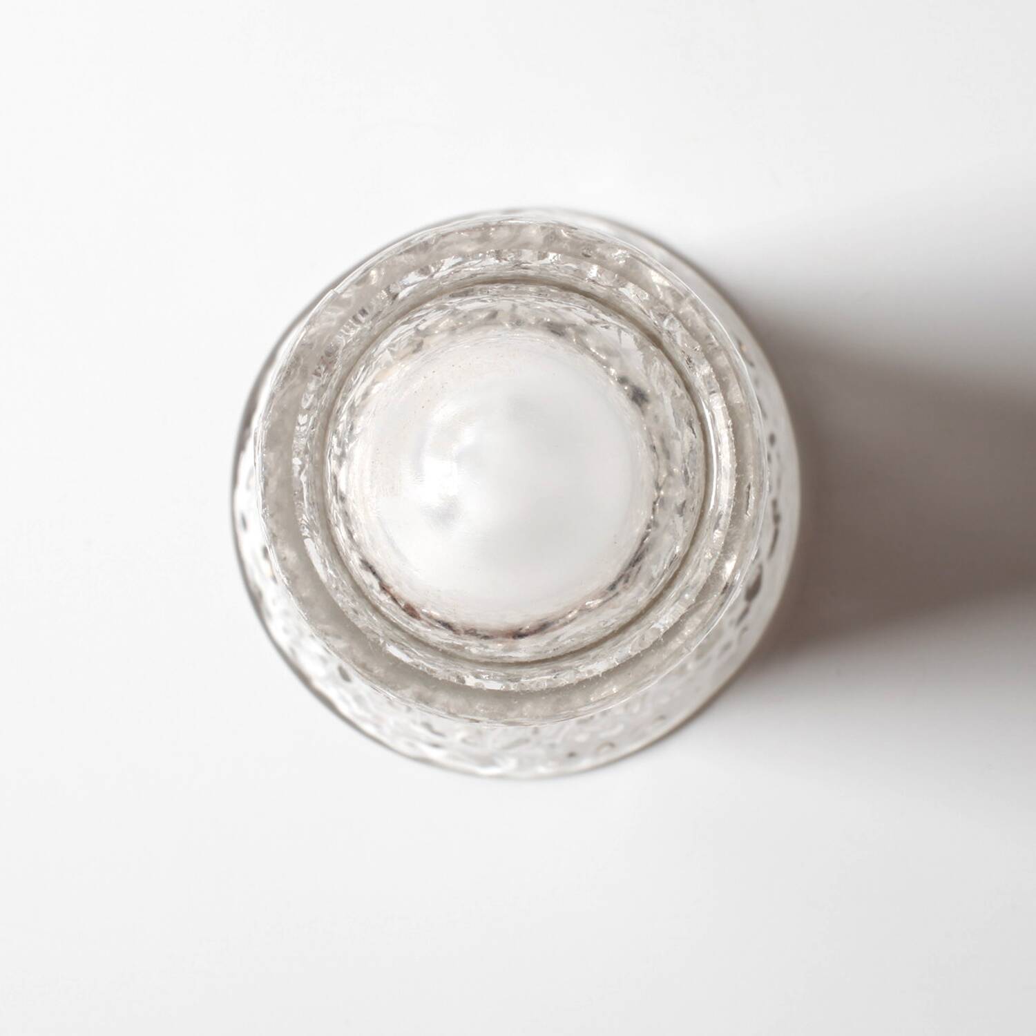 Pressed Glass Vase by Václav Hanuš / Libochovice / Czech Republic / 1970