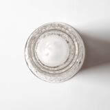 Pressed Glass Vase by Václav Hanuš / Libochovice / Czech Republic / 1970