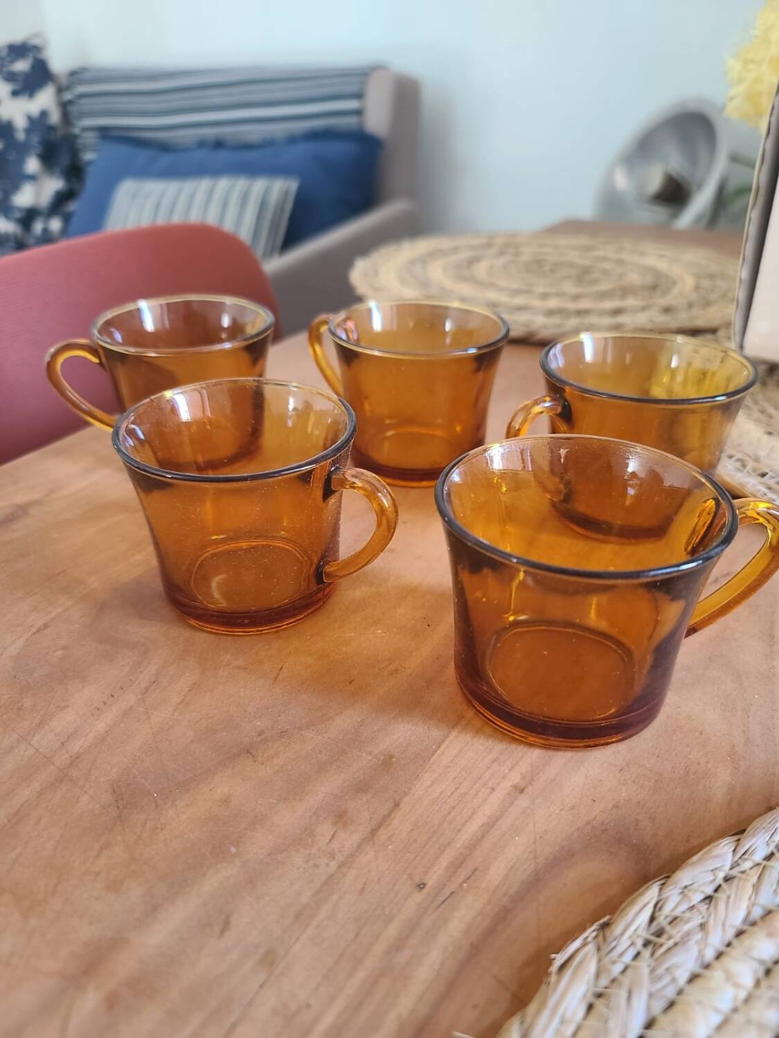 Set of 5 coffee cups
