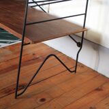 Etagère en bois et métal