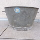Vintage zinc basin Ø50cm