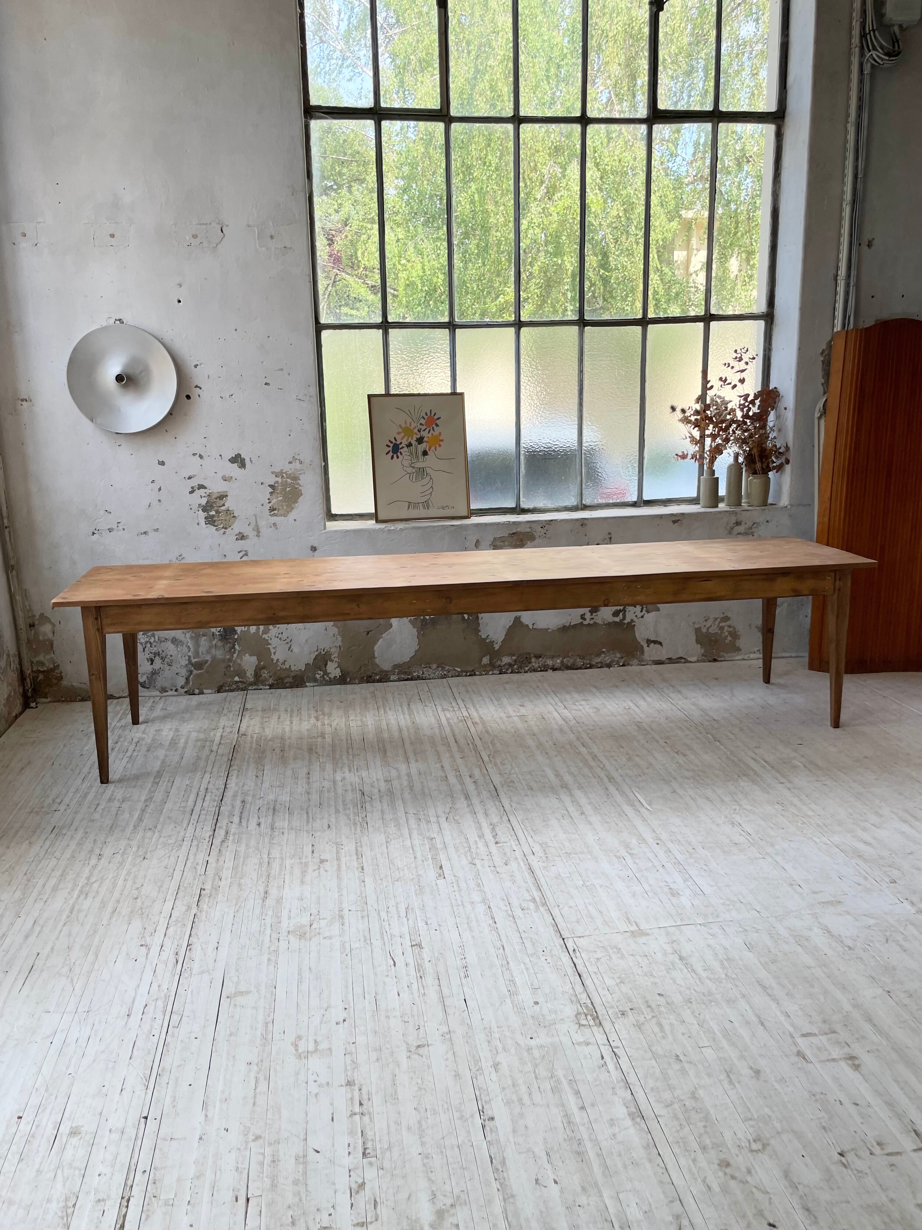 Xxl pine farmhouse table 338cm