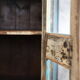 Indian furniture glass cabinet, 4 doors 2 shelves