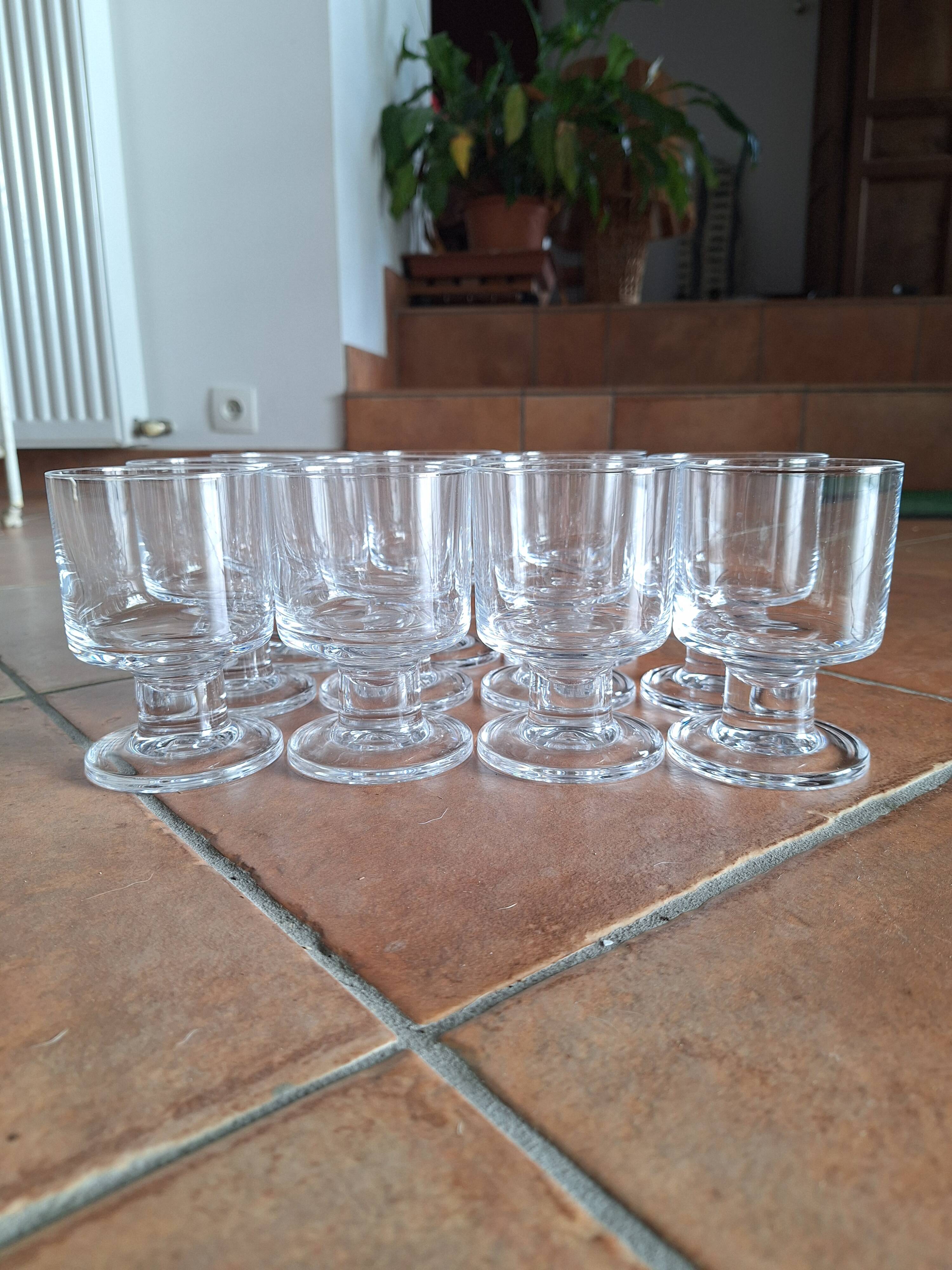 Verres à eau en cristal
