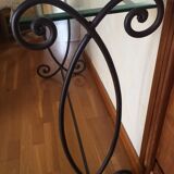 Vintage wrought iron console