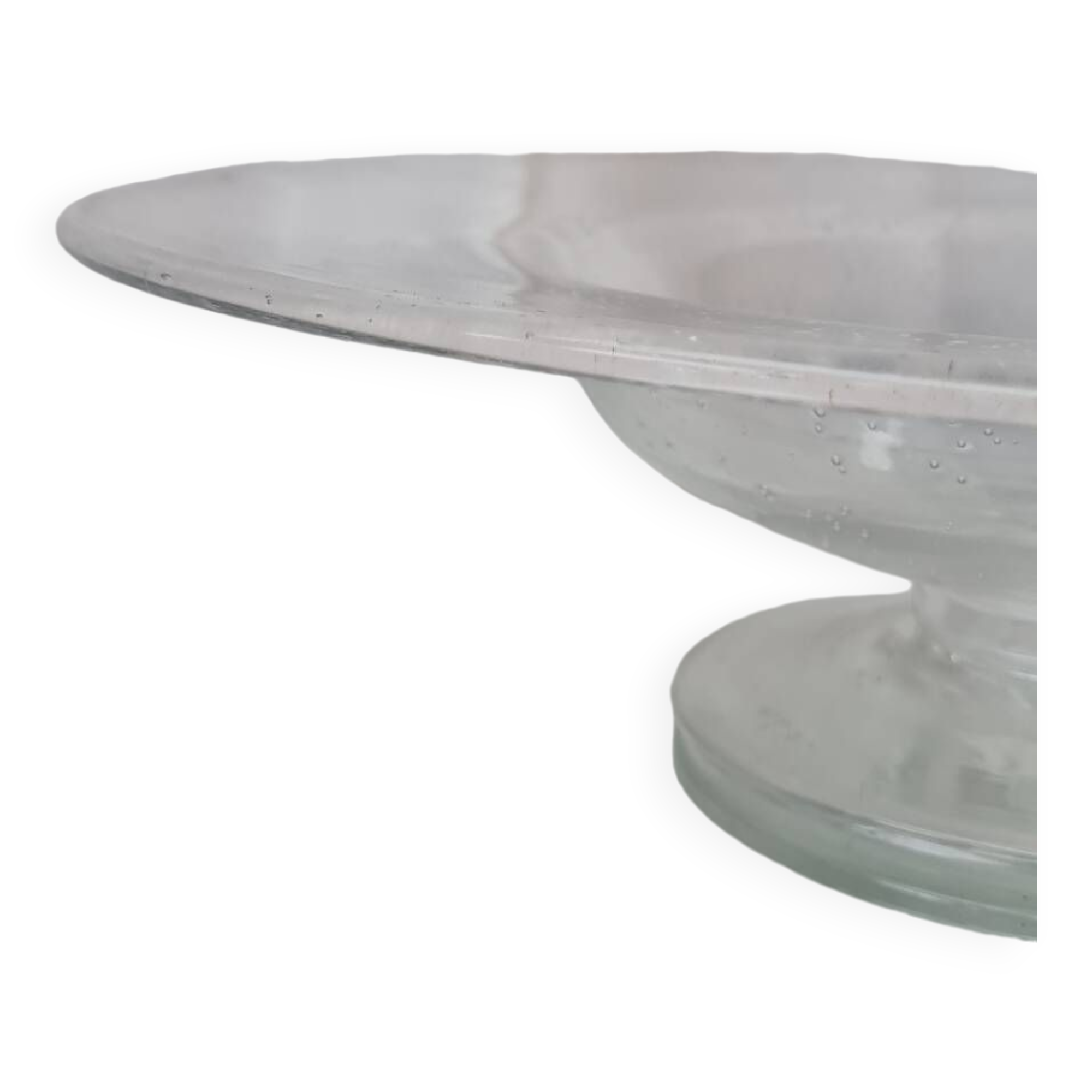 Large Biot glass bowl