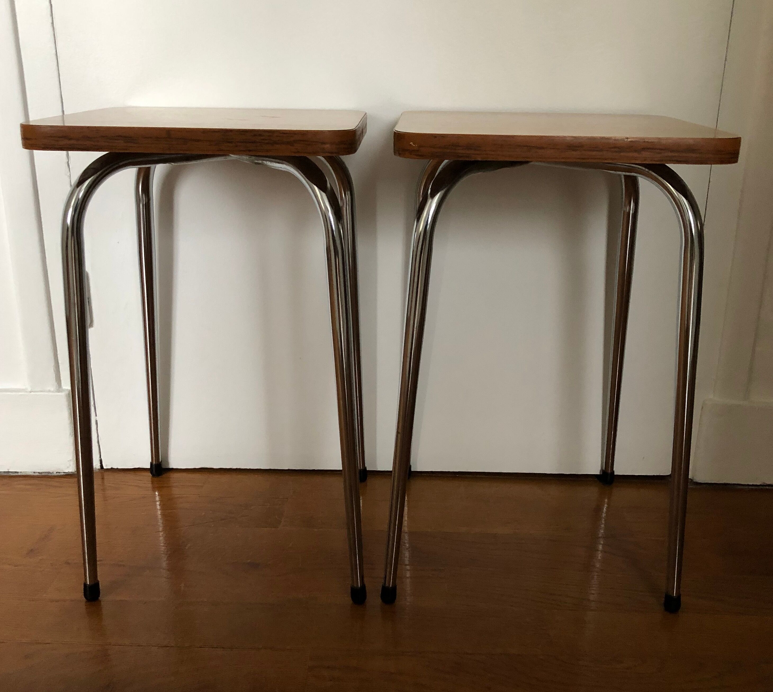 Pair of formica stools