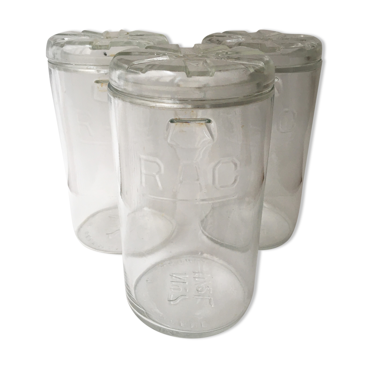 Set de 3 bocaux 1,5L RAC années 50