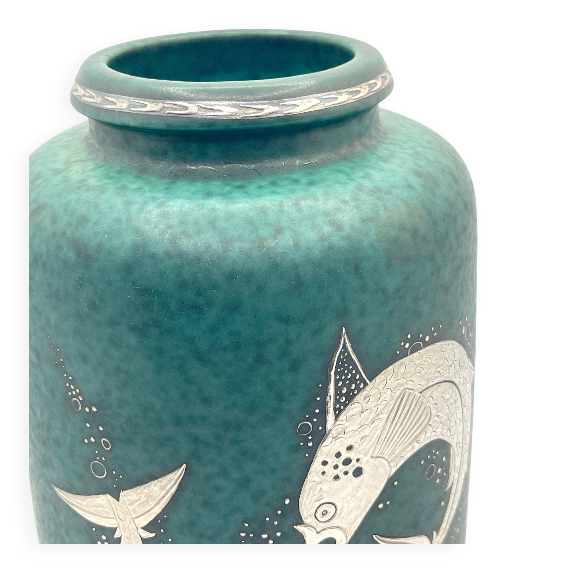 Vase wilhelm kate 'argenta' gustavsberg 1950