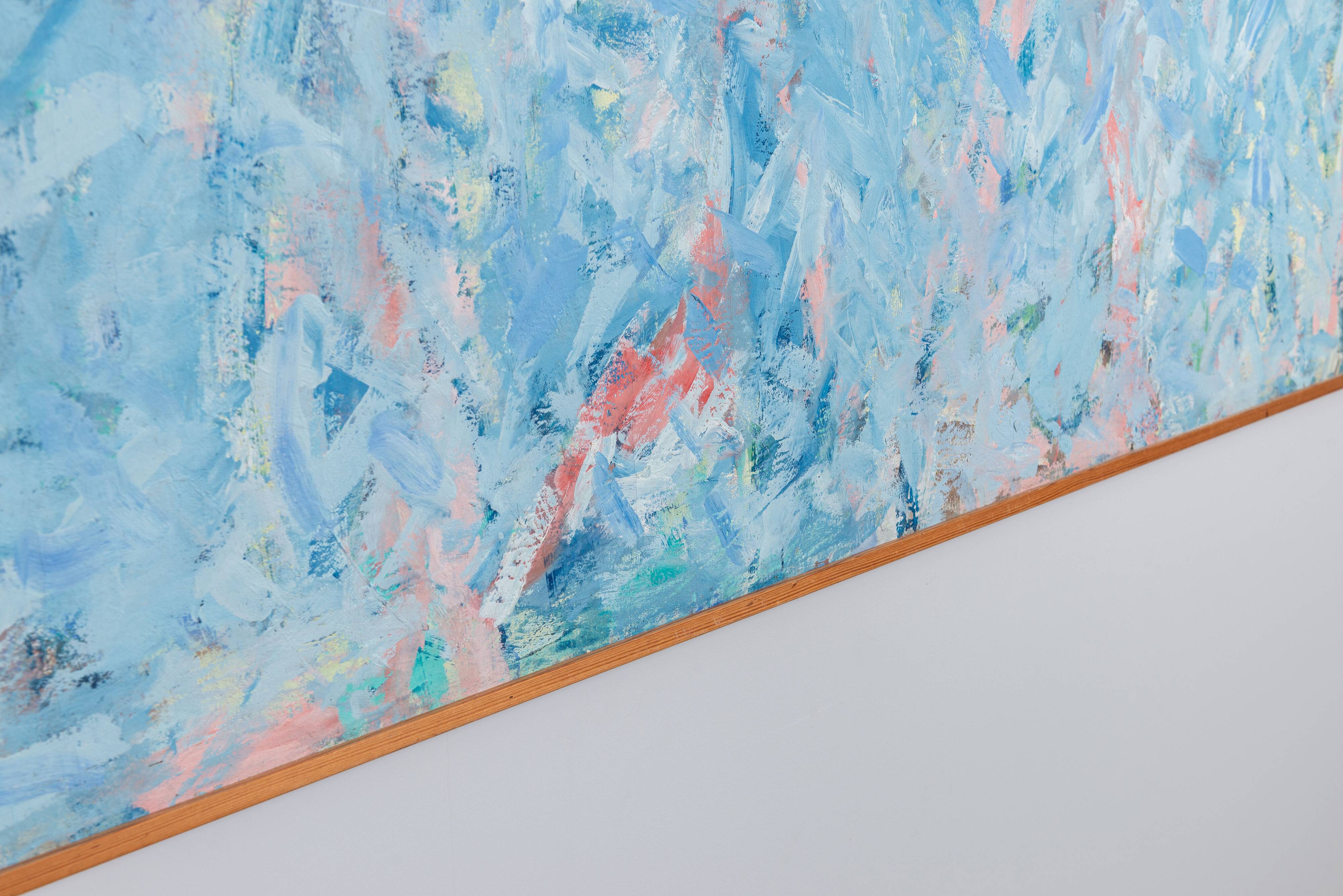 Unique extra large abstract painting