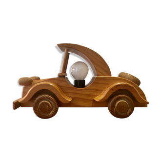 Wooden lamp from the 80