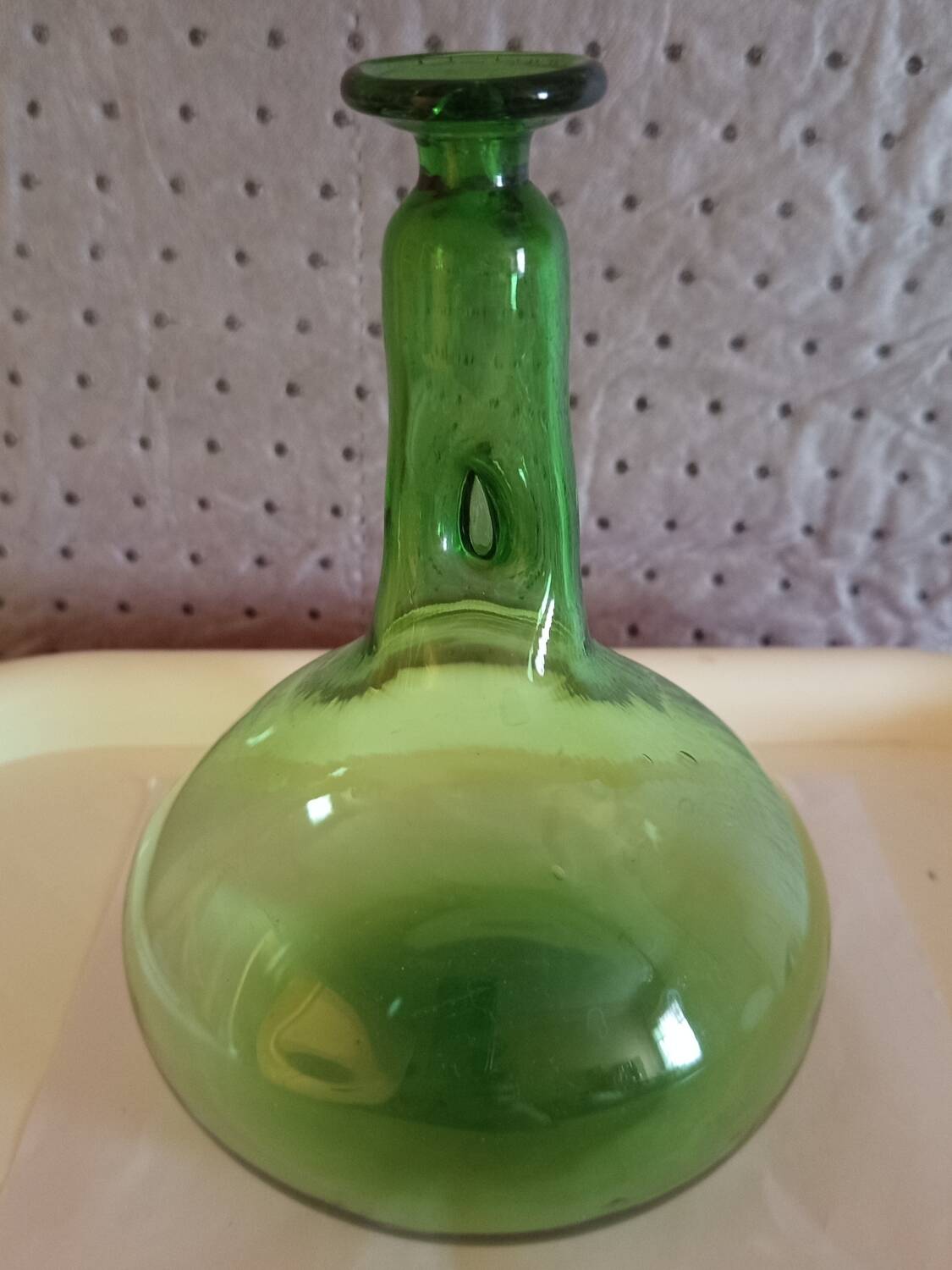 Carafe en verre soufflé