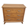 Vintage chest of drawers 1950 feet compass 3 drawers