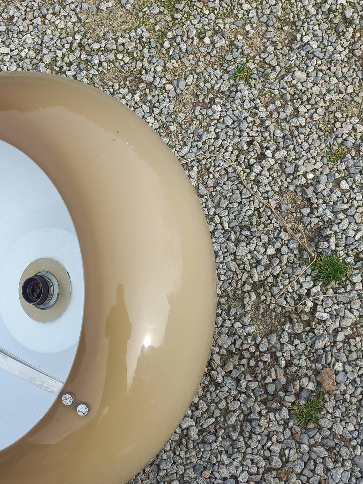 Suspension design italien space age en methacrylate des années 70