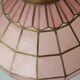 Suspension vintage en nacre rose