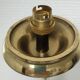 Pied de lampe bronze doré tripode hauteur 50 cm