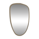 Vintage 1960 asymmetrical mirror in free form - 40 x 26 cm