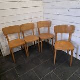 4 chaises de bistrot Thonet