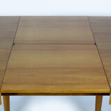 Square oak veneered folding table from Jitona, 1960
