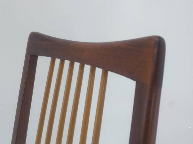 Set of Six Mid Century Dining Chairs, Denmark, 1970s
