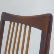 Set of Six Mid Century Dining Chairs, Denmark, 1970s