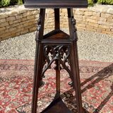 Neo-Gothic Walnut Saddle