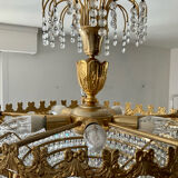 Waterfall chandelier with crystal tassels