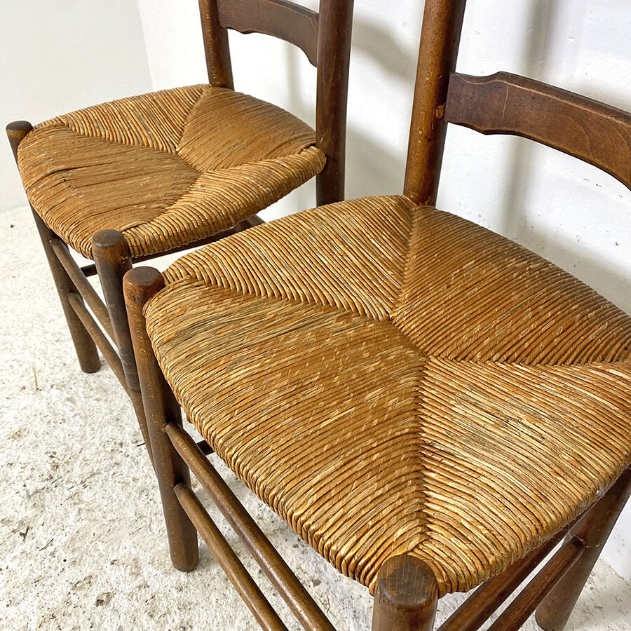 Set of 4 mulched chairs