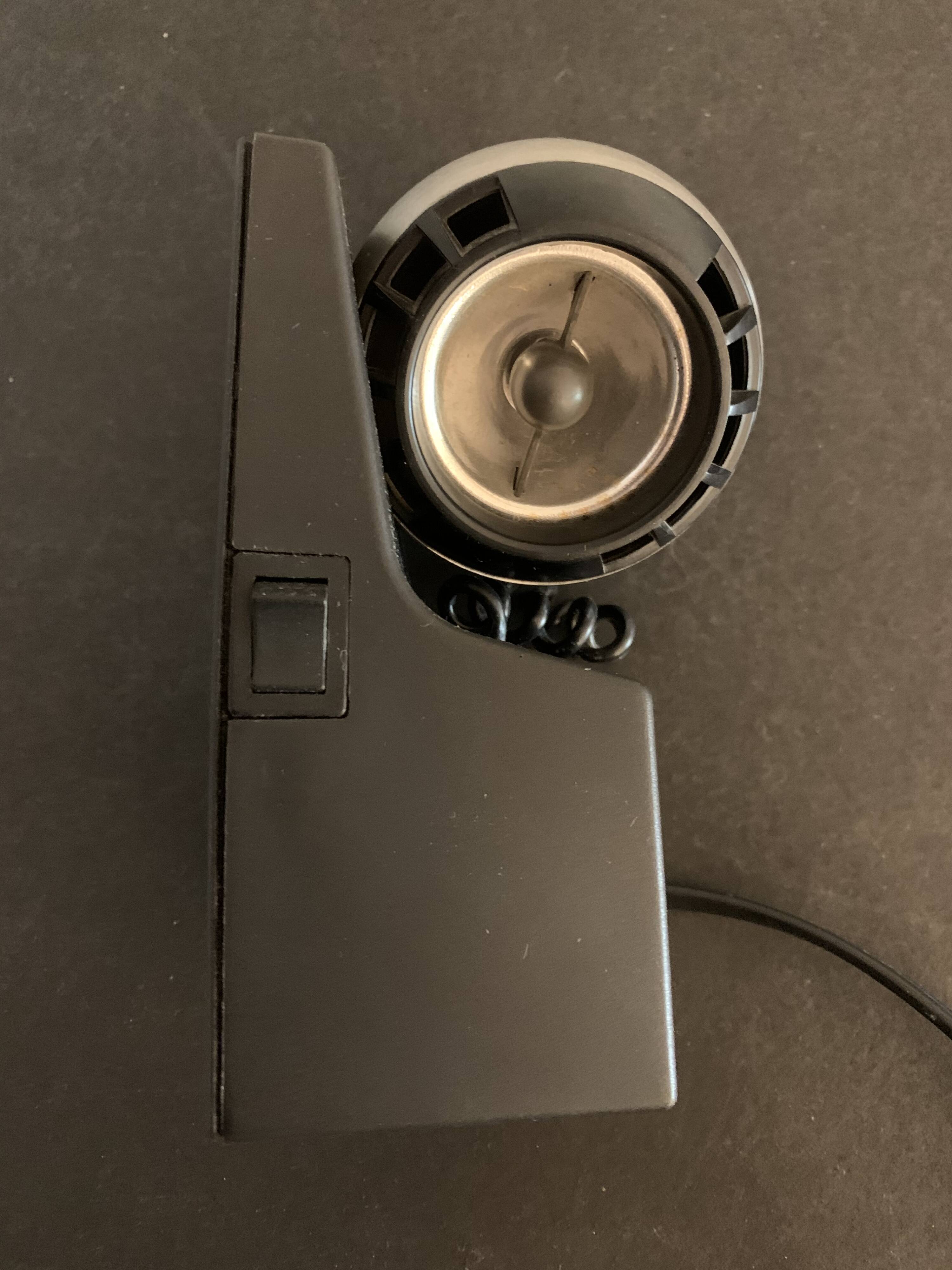 Lampe spot noire articulée Osram 1970